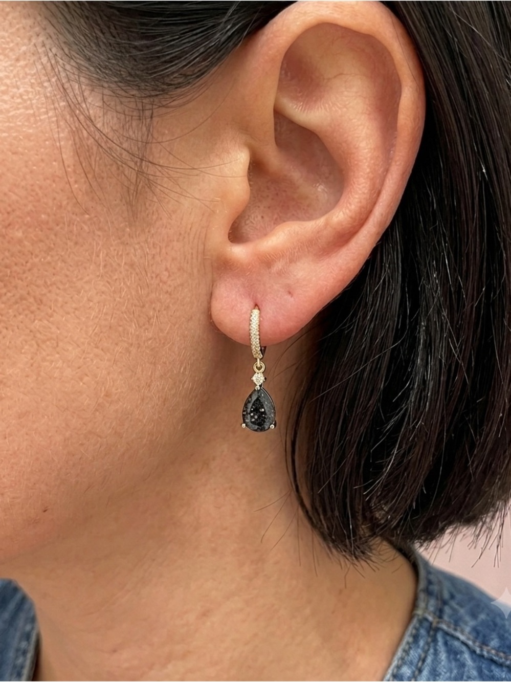 DANGLE earrings | Tear Drop Earrings | Cubic Zirconia Earrings |